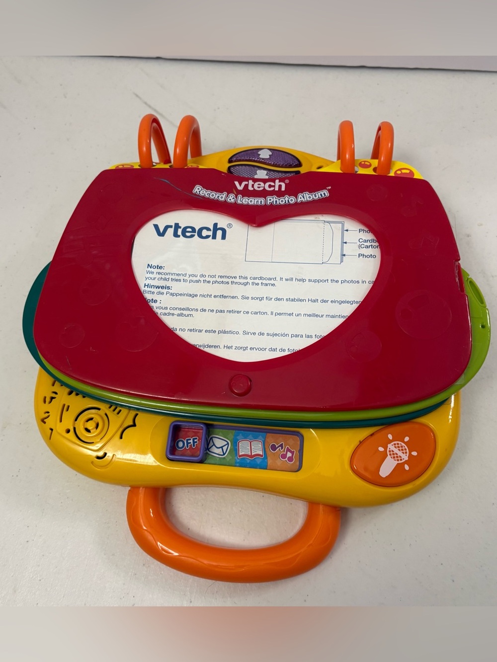 VTech Record & Learn Photo Album Talking, Musical, Records Voices Works
